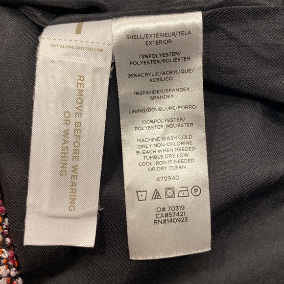 Loft Tweed Peplum Skirt Size 4 - Picture 12 of 13